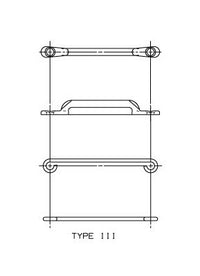 Type 3 Standard Footman Loop - Steel 1006/1010/1015, ASTM A853