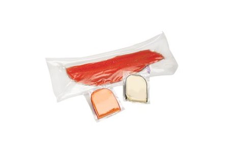 6x12 in Co-Extruded Vacuum Pouch - Food Grade Multi-Layer Poly Nylon Bags - Image 1