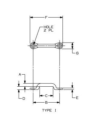 Type 1 Standard Footman Loop - Carbon Steel - Image 1