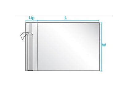 Crystal Clear Polypropylene Resealable Bags - 7 x 7 in, 1.25 mil Thickness, Case of 1000 - Image 2
