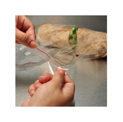 Crystal Clear Lip and Tape Polypropylene Bag, 1.25 mil, 10x8 in, 1000/Case - Image 1