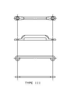 Standard Footman Loop - Type 3, Steel, ASTM A853, 0.25 in - Image 1