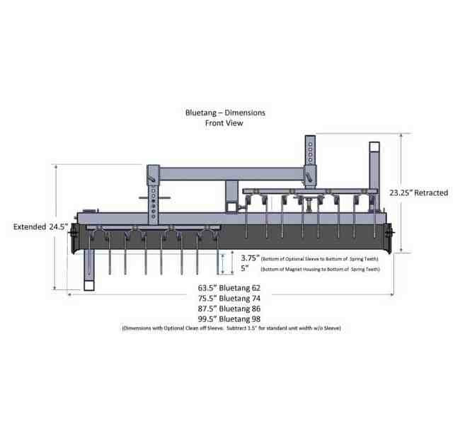 Bluetang™ 104 Inch (in) Length Magnetic Sweeper - Image 2