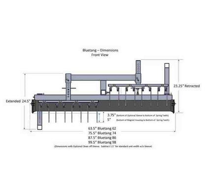 Bluetang™ 80 Inch (in) Length Magnetic Sweeper - Image 2