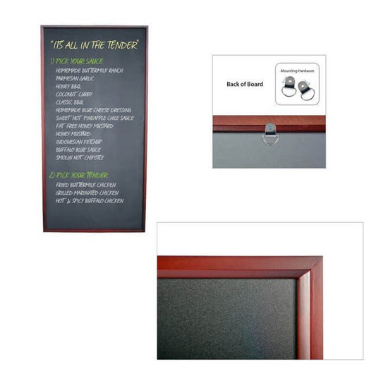 Megastore 22.5x45.75 in Framed Chalkboard - Image 1