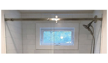 Strybuc Bright Chrome Gliding Shower Door System - Image 1