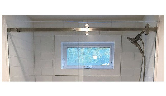 Strybuc Bright Chrome Gliding Shower Door System - Image 1