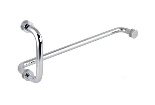 Strybuc 3/4 Inch Diameter Brushed Nickel Finish Shower Door Handle - Image 1