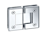 Heavy Duty Beveled Edge Solid Brass Shower Door Hinge - Brushed Nickel Finish
