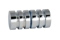 Solid Brass Brushed Nickel Finish Shower Door Pull Knob - Strybuc