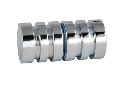 Solid Brass Brushed Nickel Finish Shower Door Pull Knob - Strybuc - Image 1