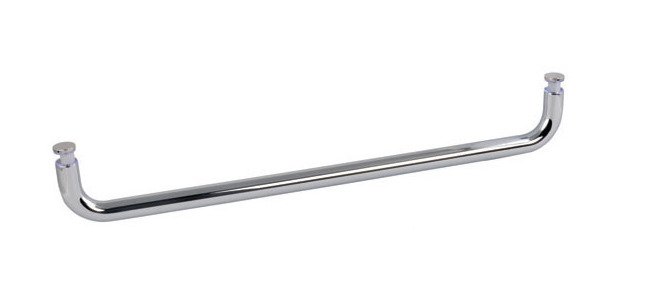 Strybuc 3/4 Inch Brushed Nickel Finish Shower Door Handle - Image 1