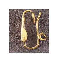 French Jewelry Ear Clips with Soldering Pads and Decorative Tops