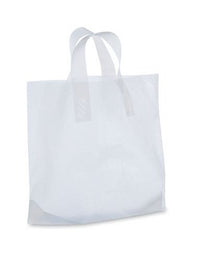 12-Inch Frosted High-Density Shopper Bag