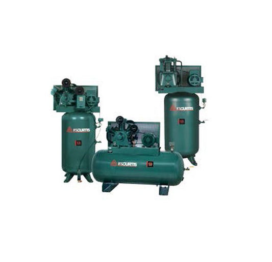 FS Curtis CA Series 15 HP Simplex Reciprocating Air Compressor - Image 1