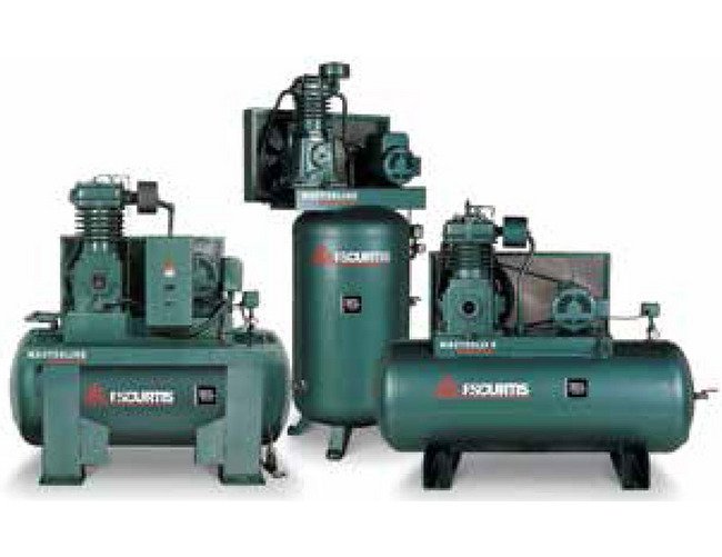 FS Curtis ML Series 5 HP Duplex Air Compressor with D96 Pump - Image 1