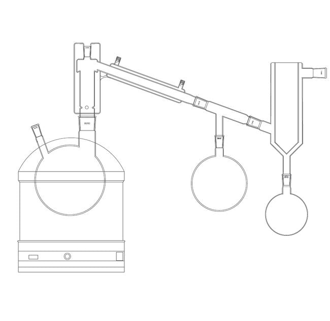 Eco Series 10 Liter (L) Capacity Short Path Kit - Image 1