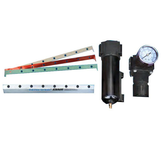 9 Inch Aluminum Full-Flow Air Knife Kit - 2809 Airflow Length - Image 1