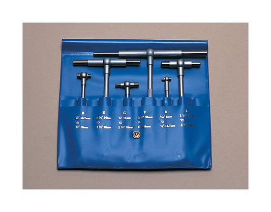 PEC Tools 6 Piece Telescoping Gage Set - USA Made Precision Tools - Image 1