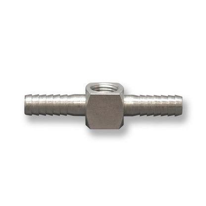 BHFT Series 1/4 Inch (in) Size Female National Pipe Thread (FNPT) 3/8 Inch (in) Size Hose Barb Tee Fitting - Image 2