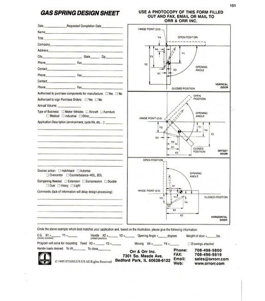 Advanced Gas Spring Design Sheet - Image 1