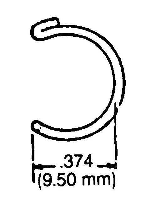 13mm Ball Stud Clip for Gas Springs - Image 1