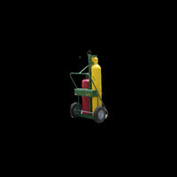 Heavy Duty Dual Cylinder Cart with Firewall - SafTCart Cylinder Carts
