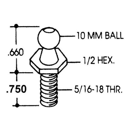 Heavy-Duty Ball Studs with Safety Clips - Image 2
