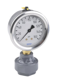 PVC Mini Tuff Guard Isolator with Wika 212.53 Gauge