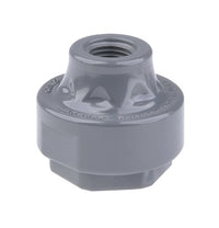PVC Mini Tuff Gauge Isolator - 1/4" Female Vent x 1/4" Female NPT, PTFE/FKM Diaphragm