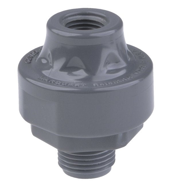 PVC Mini Tuff Guard Isolator - Composite Diaphragm, 1/4" Female NPT x 1/2" Male NPT - Image 1