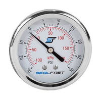 1 1/2" Steel Case Center Back Mount Gauge