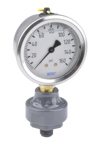 PVC Mini Tuff Guard Isolator Kit with 2.5" Wika Gauge