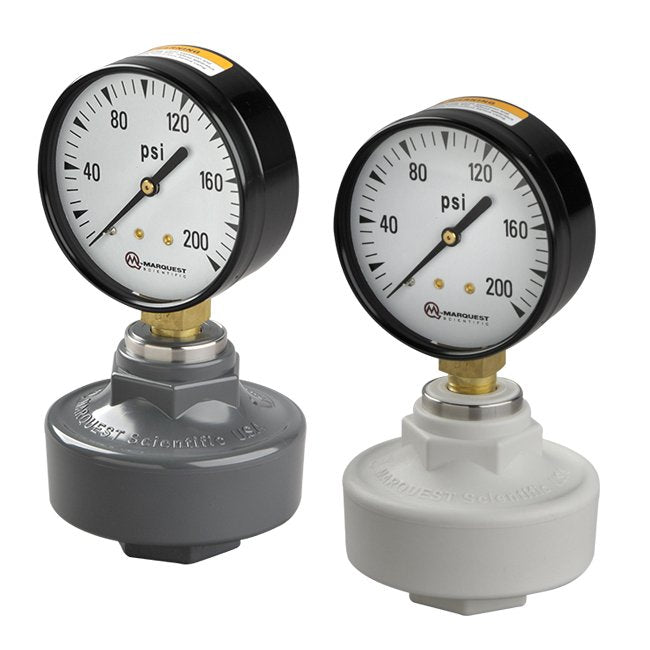 PVC Gauge Isolator with Viton Diaphragm and Economy Gauge - Image 1