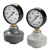 PVC Gauge Isolator with Viton Diaphragm and Economy Gauge