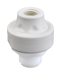 Natural Polypro Mini Tuff Guard Isolator - 1/4" Female NPT x 1/2" Male NPT - Composite PTFE/FKM Diaphragm