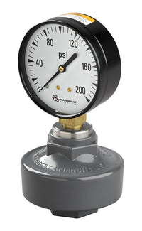 Marquest Economy Gauge with PVC Body and PTFE Diaphragm