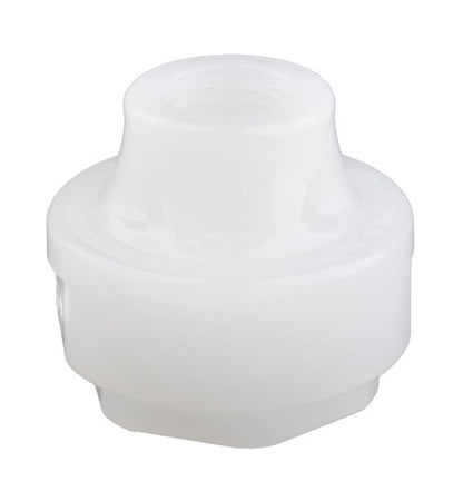 PVDF Mini Tuff Guard Isolator 1/4" NPT x 1/4" NPT, Composite PTFE/FKM Diaphragm - Image 1