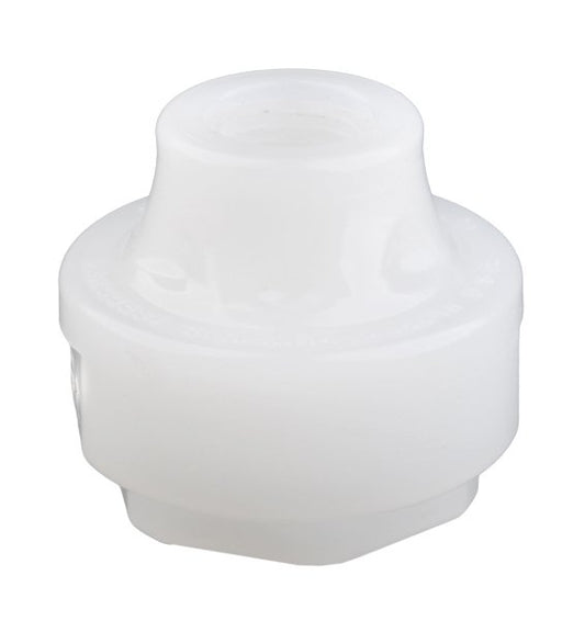 PVDF Mini Tuff Guard Isolator 1/4" NPT x 1/4" NPT, Composite PTFE/FKM Diaphragm - Image 1