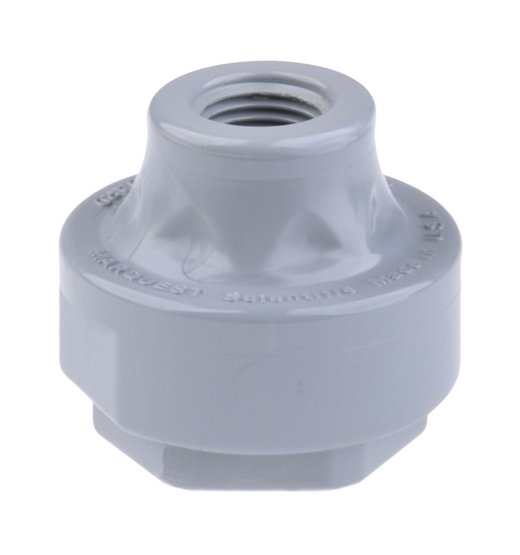 CPVC Mini Tuff Gauge Isolator with Composite Diaphragm - Image 1