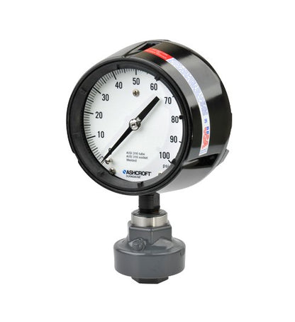 PVC Tuff Guard Gauge Isolator with EPDM Diaphragm - Image 1