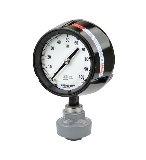 CPVC Tuff Guard Gauge Isolator with 4.5" Ashcroft Duragauge - Image 1