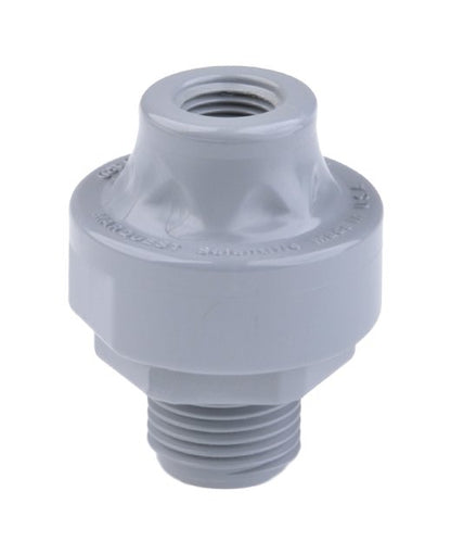 CPVC Mini Tuff Guard Isolator - Instrument x Process Connector, No Gauge - Image 1