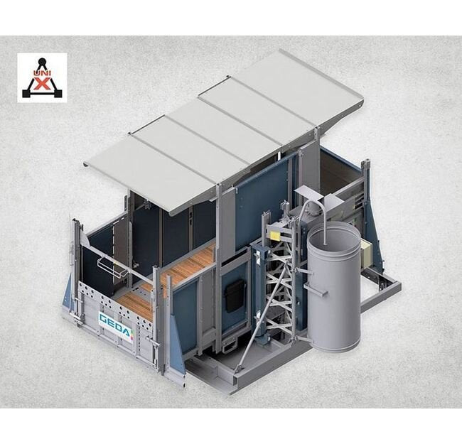 GEDA 1500 Z/ZP F Free-Standing Transport Hoists for Personnel and Materials - Image 5