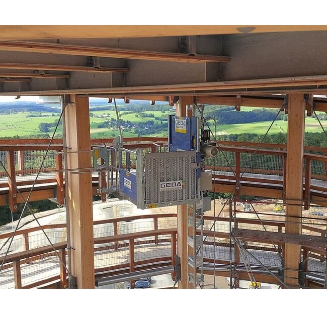 GEDA 500 ZP P Transport Platform Hoists for Personnel and Materials - Image 3