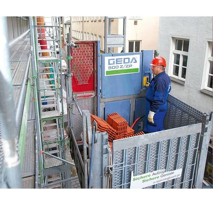 GEDA 500 Z/ZP Transport Platform Hoists for Personnel and Materials - Image 4