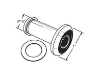 Polished Brass 200 Degree Plastic Lens Door Viewer