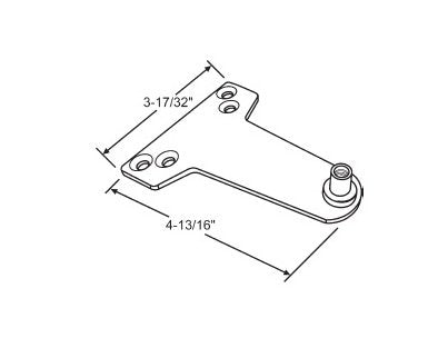 Strybuc Aluminum Finish Entrance Door Closer Size 3 - Image 2