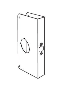 Heavy-Duty Large Single Hole Door Lock Channel