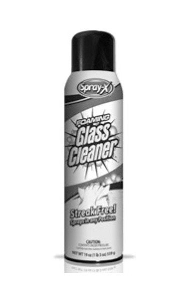 Spray-X Foaming Glass Cleaner 19 oz Can - Image 1